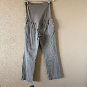Liz Lange Khaki Maternity Pants, Size M